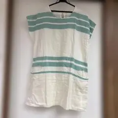 綿100%ガーゼチュニック