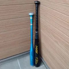 X Team Sports バット 70cm 青 黒