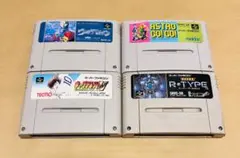 【スーパーファミコンソフト4本セット・任天堂・ファミコン】pha