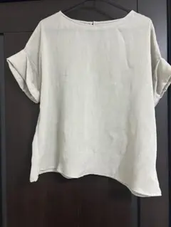 ジーユー　袖ロールアップブラウス　新品