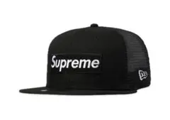 Supreme ブラック ボックスロゴキャップ