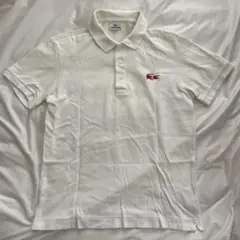 LACOSTE ホワイト ポロシャツ