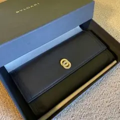 正規品⭐️極美品⭐️BVLGARI ブルガリ　男女兼用　ロングウォレット　財布　黒