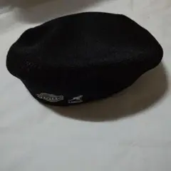 KANGOL 黒 ハンチング帽 　TEG TEG 未使用　М