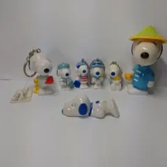 キーホルダー他　7点セット スヌーピー　フィギュア等