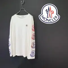 21SS MONCLER モンクレール ロゴ ロングスリーブ カットソー ロンT