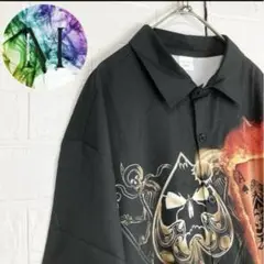 新品　未使用　トランプ　アロハ　シャツ　メンズ　ルーレット　サイコロ　カジノ