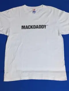 MACKDADDY Ｔシャツ ロゴ マックダディー L 白