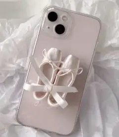 《新品未使用！》韓国雑貨　バレエシューズスマホグリップ　ピンク
