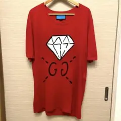 【希少サイズ】GUCCI ゴースト ダイヤモンド Tシャツ 赤 XLサイズ