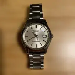 希少 ザシチズン 初代モデル 腕時計 ホワイト シルバー クオーツ 35mm 希少 ザシチズン 初代モデル 腕時計 ホワイト シルバー クオーツ