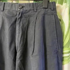 ヨウジヤマモト pour homme コットンギャバツータックスラックス