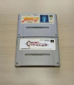 メガロマニアとクロノトリガーのスーファミソフト二本セット