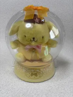 【新品】ポムポムプリン　ぬいぐるみ（スノーグローブ）