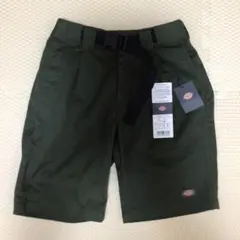 【美品】Dickies/ディッキーズ　TCツイルショートパンツ　カーキ