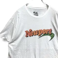BJQO タバコ Tシャツ 古着 白 ニューポート newport 煙草