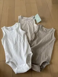 H&M オーガニックコットン 肌着 3枚セット
