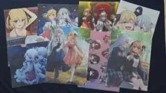 転生王女と天才令嬢の魔法革命　特典　クリアファイル　8枚セット
