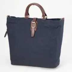 【美品】SILVER LAKE CLUB 帆布　トートバッグ　ネイビー