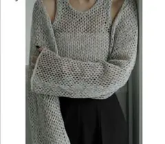 little suzie cotton gima mesh knit セット