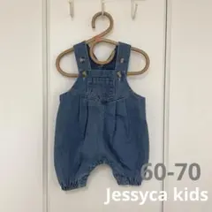Jessyca kids デニムロンパース　60-70