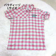 【美品】　パラディーゾ　レディース　ゴルフ　半袖ポロシャツ　Lサイズ