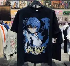 綾波レイ Tシャツ y2k エヴァンゲリオン