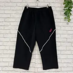【アシックス】パンツ トレーニングパンツ 8分丈 ブラック ユニセックス XL