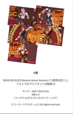 DEAD OR ALIVE Xtreme フォトブロマイド　A