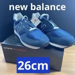 ◾️新品未使用◾️new balance ネイビー スニーカー 新品タグ付き26cm