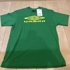 新品タグ付きumbro アンブロ Tシャツ 半袖 グリーン 緑 M