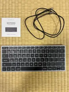 SATECHI US配列 スリム X1 スペースグレイ バックライトキーボード