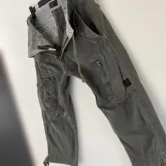エドウィン❣️メンズ❣️ミリタリ❣️クロップド丈❣️パンツ❣️裾幅ボタン調整2way❣️