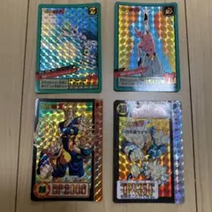 ドラゴンボールZ キラカード4枚セット　鳥山明　当時物
