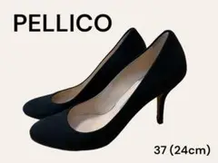 PELLICO ペリーコ スエード パンプス黒 24cm