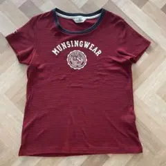 Munsingwear マンシングウェア レディース 半袖ボーダーTシャツ