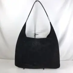 GUCCI グッチ スエード ショルダーバッグ ブラック レディース ブランド