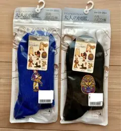 【新品】大人の図鑑 靴下 エジプト ツタンカーメン ホルス 2足