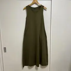 UNIQLO ノースリーブ Vネック ワンピース S