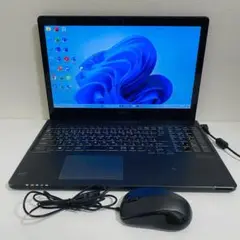Y679 Fujitsuノートパソコンi7高速SSDサクサク Windows11
