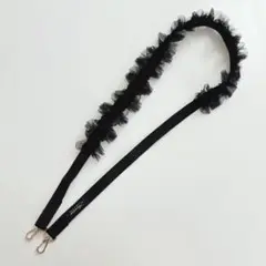 ハンドメイドフリルスマホショルダーストラップ