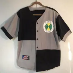 クロスカラーズ CROSS COLOURS ベースボールシャツ グレー【激レア】