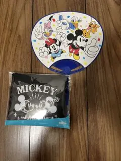 エコバッグとうちわ【ディズニー、ミッキーマウス】