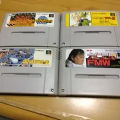 スーパーファミコン用ソフト4本セット