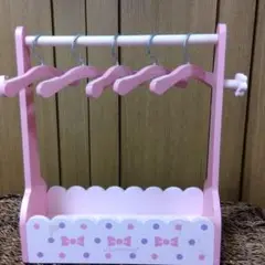 マザーガーデン 野いちご ピンク うさもも ハンガーラック