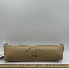 ★新品★ スヌーピー エンボスチェック スリムペンポーチ 【BE】