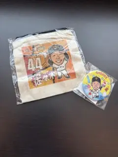 読売ジャイアンツ 記念グッズ 佐々木俊輔ミニポーチ＆缶バッチ 夏祭り