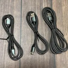 USB Type-Cケーブル 三本セット
