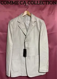 新品 COMME CA COLLECTION◇コムサ◇メンズラムレザージャケット
