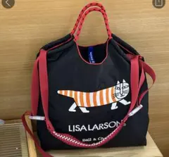 LISA LARSON 猫デザイン エコバッグ　Mサイズ